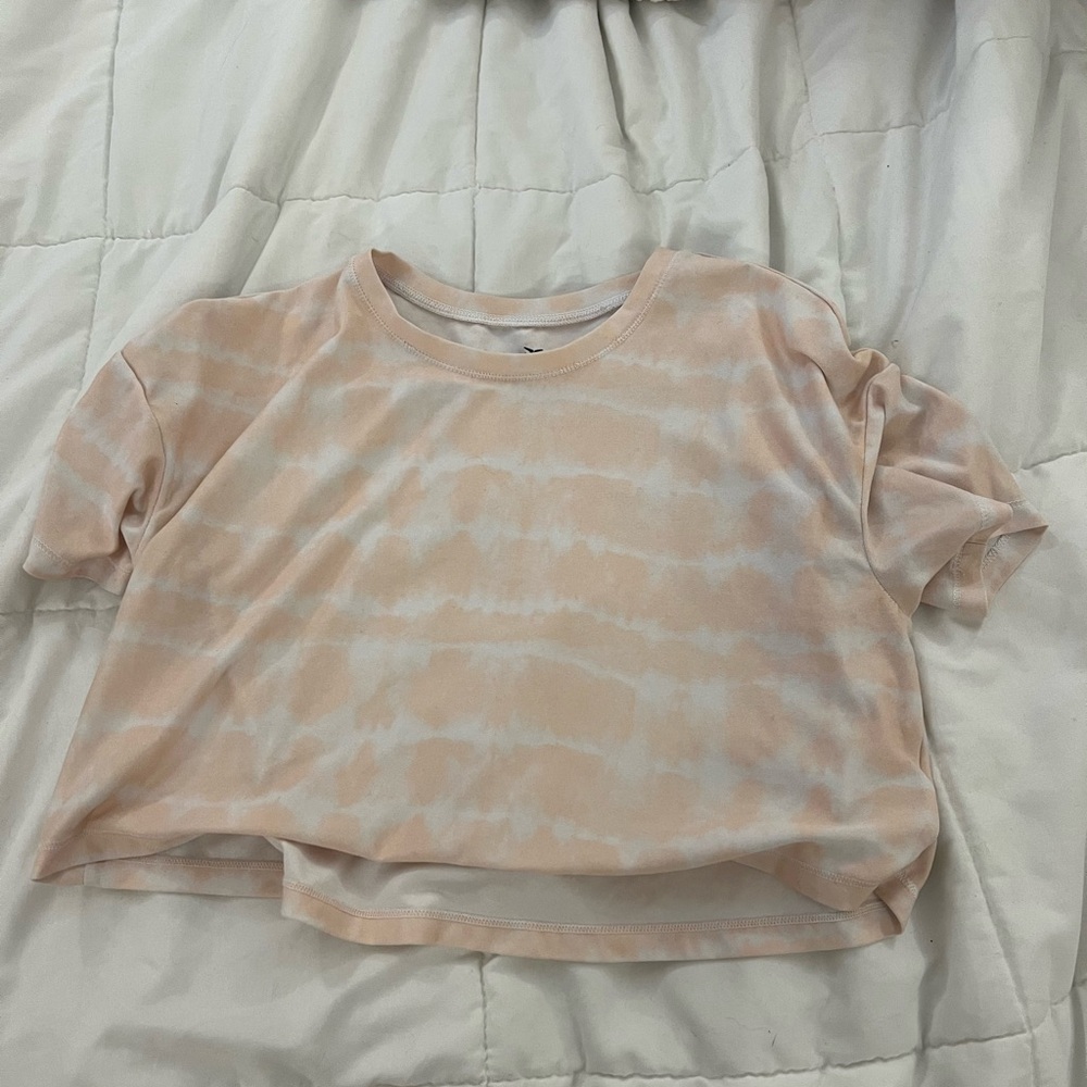 Old Navy Pink Crop Relaxed T-Shirt